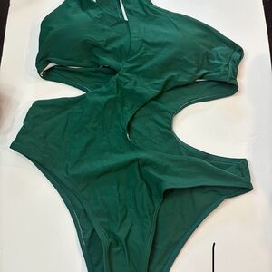SHEIN Green One Piece Swimsuit
